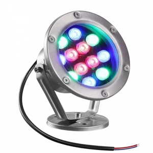 LAMPARA LED SUBACUATICA RGB 12W IP68 12V LYNALED