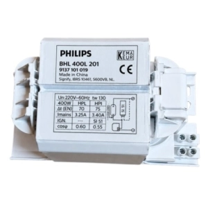 BALASTRO HALOGENURO METALICO DE 400W 220V PHILIPS